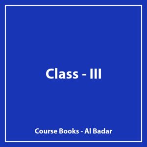 Class-III-Al-Badar-Course Books