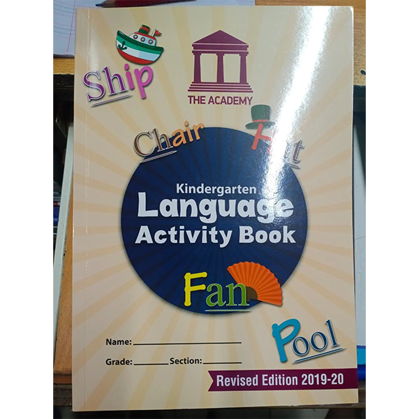 The Academy Language Activity book K.G - Kindergarten - The Academy - Course Books - studypack.taleemihub.com