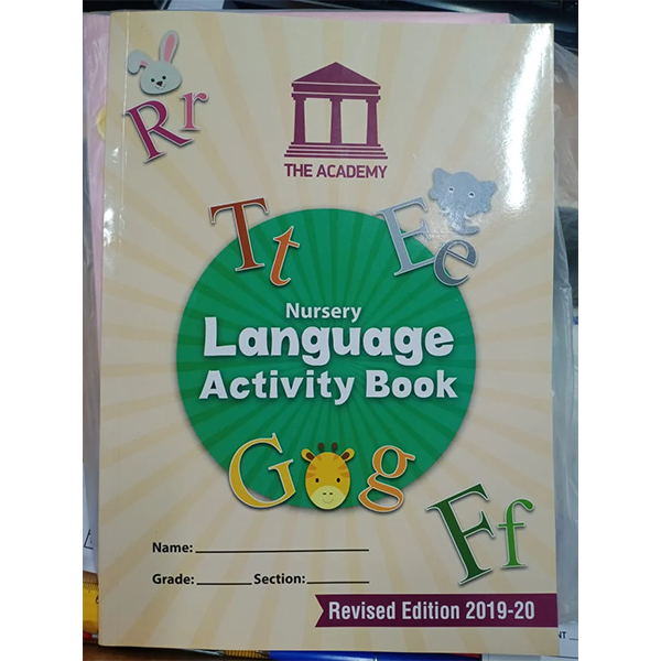 The Academy Language Activity book NURSERY - Nursery - The Academy - Course Books - studypack.taleemihub.com