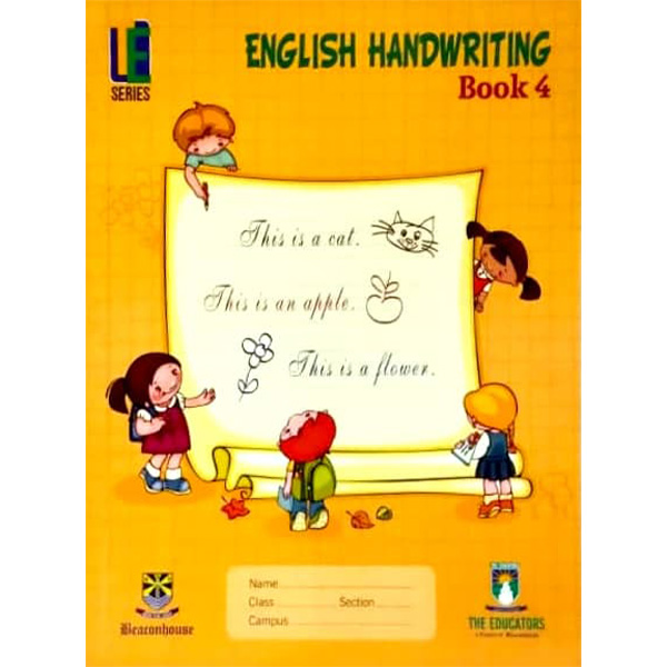 Handwriting Book - IV TE - Class IV - The Educator - Course Books - studypack.taleemihub.com