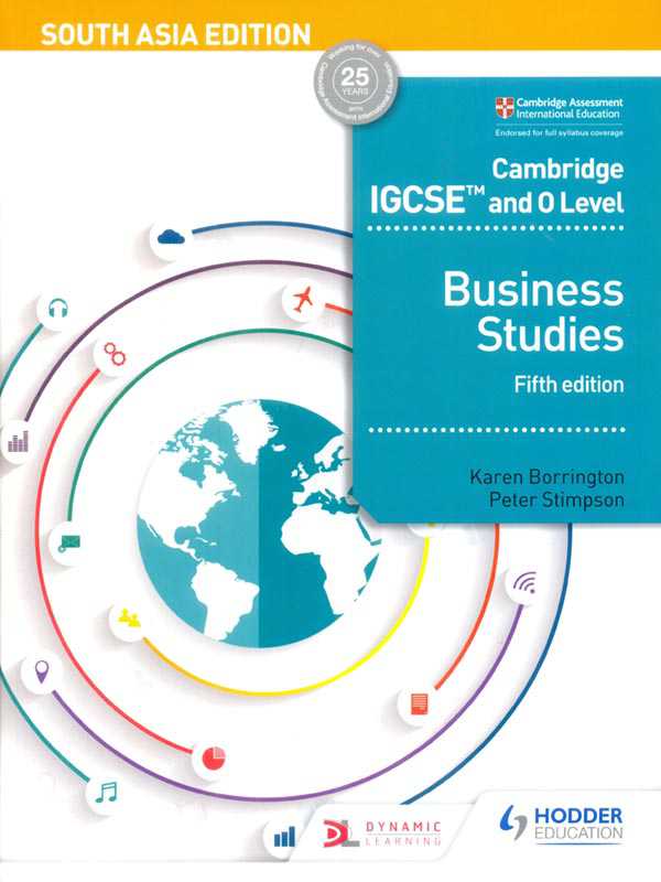 PRODUCT INFORMATION We are working with Cambridge Assessment International Education to gain endorsement for this forthcoming series. Discover business theory beyond the classroom by exploring real-world international businesses through case studies; rely on a tried-and-tested Student’s Book to ensure full coverage of the latest Cambridge IGCSE and O Level Business Studies syllabuses (0450/0986/7115). – Encourage understanding with engaging case studies and clear and lively text gradually building content knowledge. – Develop application and evaluation skills with hundreds of engaging activities and examination-style questions throughout. – Deepen understanding through systematic syllabus coverage and a spiral structure revisiting material in a structured way. – Navigate the syllabuses confidently with subject outlines clearly defined at the start of each chapter and syllabus-matching section headings. – Check understanding with revision checklists enabling reflection and suggested further practice. – R - studypack.taleemihub.com