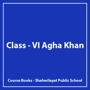 Class VI Agha Khan - Shahwilayat Public School - Course Books