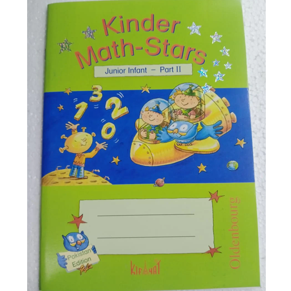 Kinder Math – Stars, Junior Infant part 2 - Beginners II - FGS School - Course Books - studypack.taleemihub.com