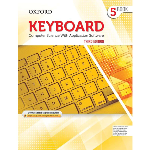KEYBOARD: COMP SCI BK 5 3rd edi Dc - Grade V - TFS Schooling System - Course Books - studypack.taleemihub.com