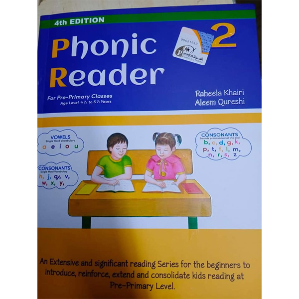Phonic Reader Book 2 (Revised) (Rahila Khairi) - Kindergarten - FGS Secondary - Course Books - studypack.taleemihub.com