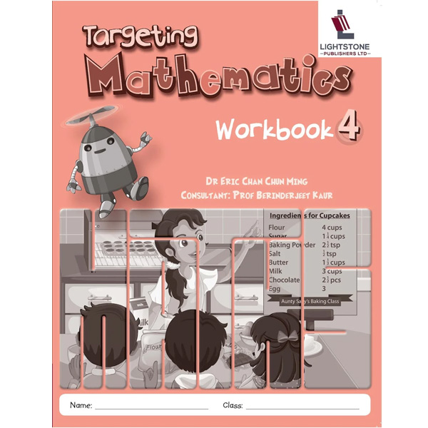 Targeting Mathematics Workbook 4 - Class IV – FGS Cambridge School – Course Books - studypack.taleemihub.com