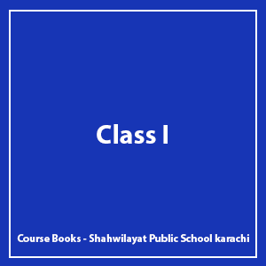 Class I - Shahwilayat Public School - Course Books