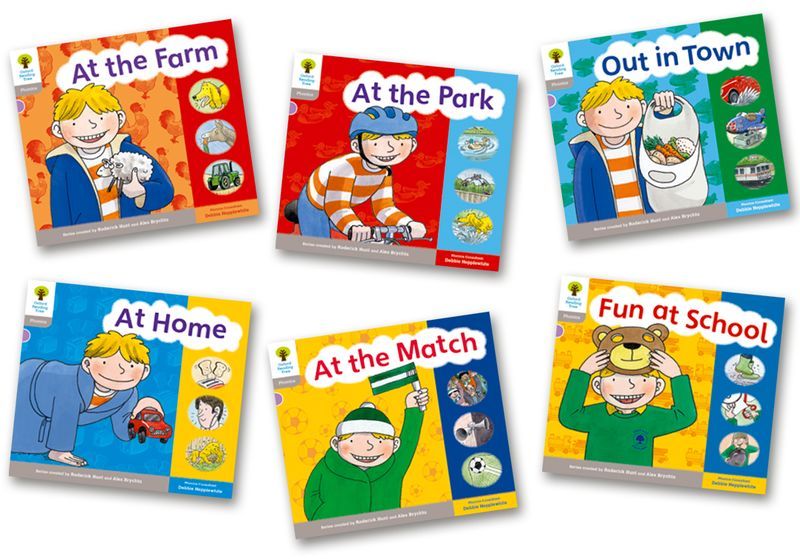 Oxford Reading Tree: Level 1: Floppy's Phonics: Sounds and Letters: Pack of 6 - studypack.taleemihub.com