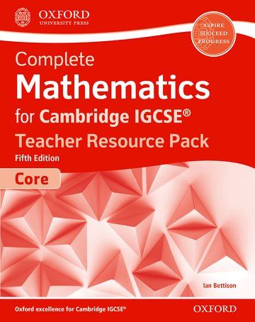 Complete Mathematics for Cambridge IGCSE® Teacher Resource Pack (Core)-studypack.com
