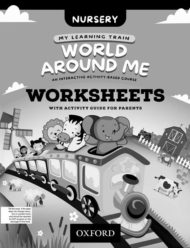 My Learning Train World Around Me Nursery Worksheets Booklet-studypack.com