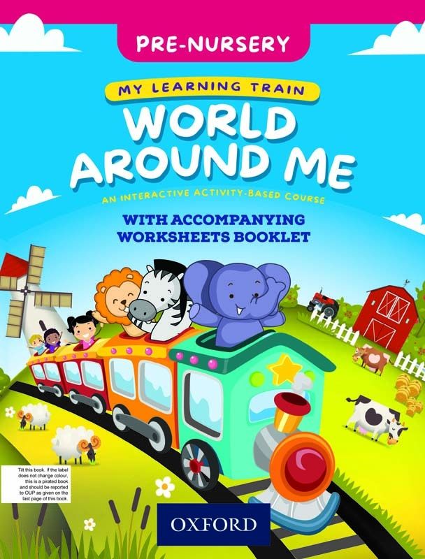 My Learning Train World Around Me Pre-Nursery Book-studypack.com